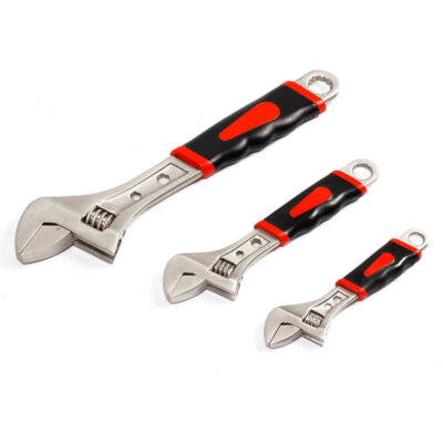 Adjustable spanner and wrench made from durable steel