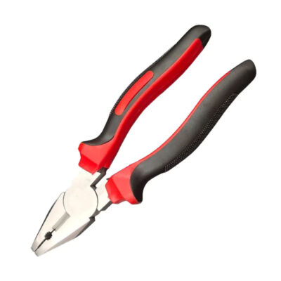 Carbon steel pliers with comfortable handle for manual use