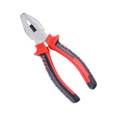 Carbon steel pliers with comfortable handle for manual use