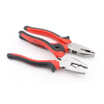 Carbon steel pliers with comfortable handle for manual use
