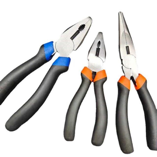 Multifunctional hardware hand tool pliers with ergonomic grip
