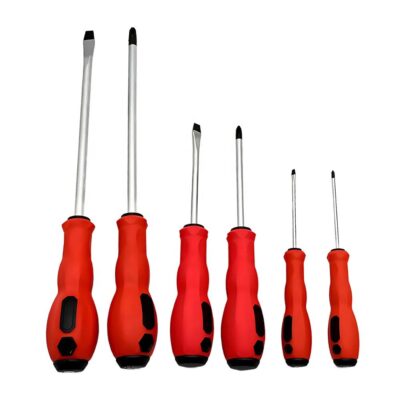 Ergonomic TPR handle screwdriver set for professional use