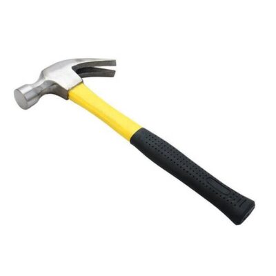 Heavy-duty forged carbon steel hammer with non-slip handle