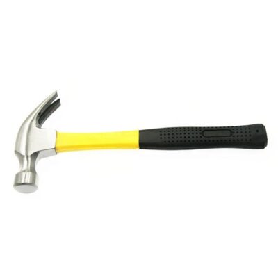 Heavy-duty forged carbon steel hammer with non-slip handle