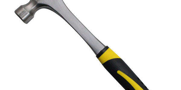 Heavy-duty forged carbon steel hammer with non-slip handle