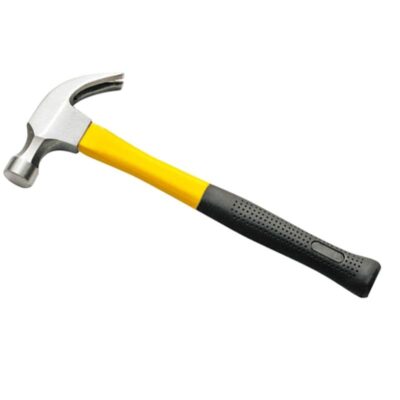 Heavy-duty forged carbon steel hammer with non-slip handle