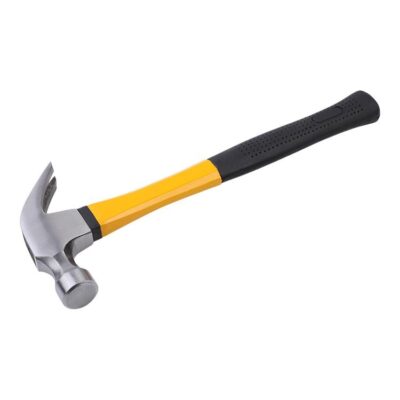 Heavy-duty forged carbon steel hammer with non-slip handle