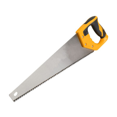New garden hand saw with sharp blade for landscaping