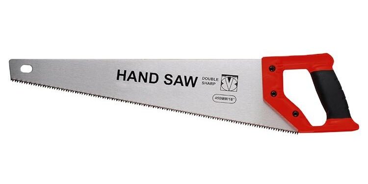 Durable hand saw for tree cutting and garden use