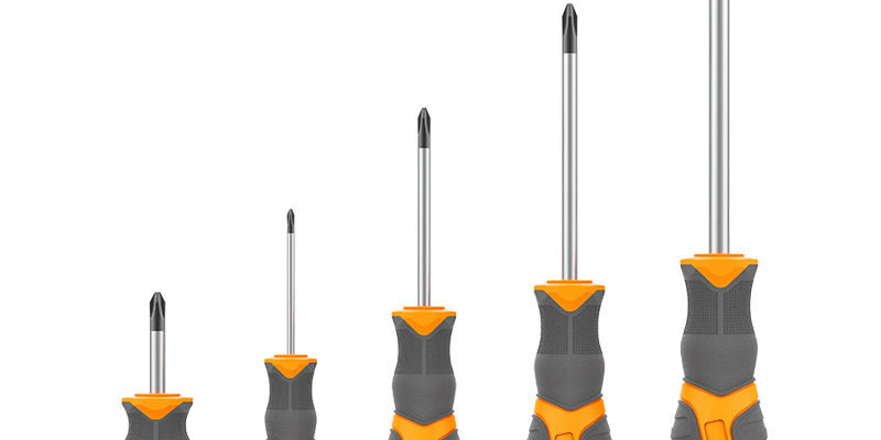 Precision multifunction screwdrivers with ergonomic handle