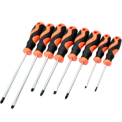 Precision multifunction screwdrivers with ergonomic handle