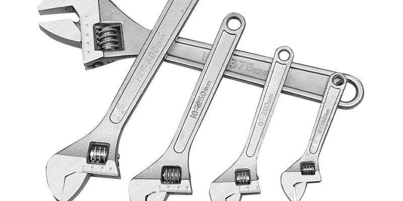 Multifunction wide-open spanner and wrench for household use