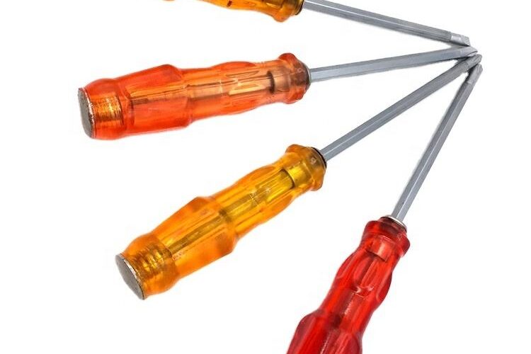 Multifunction screwdrivers with plastic handle design