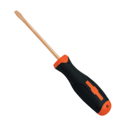 Portable screwdriver with soft grip ergonomic handle