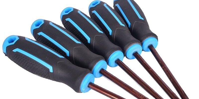 Portable Soft Grip Screwdrivers – Comfortable Hand Tool (7) Portable screwdriver with soft grip ergonomic handle