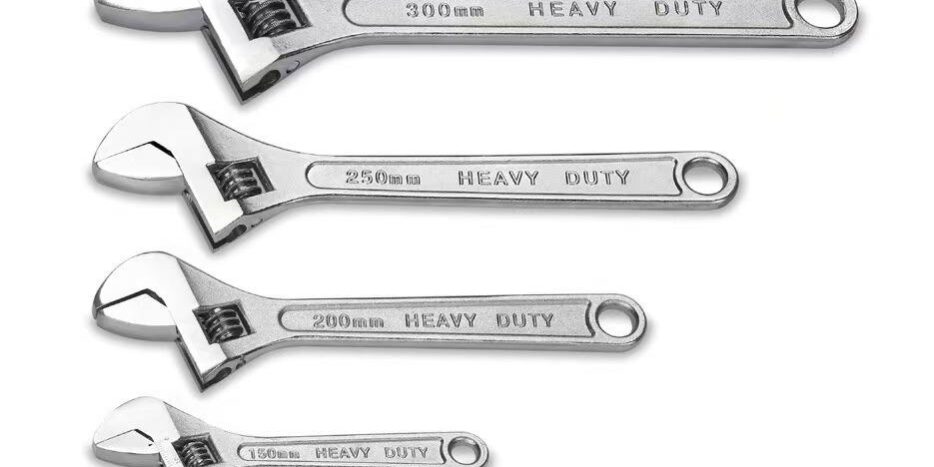 Professional adjustable spanner and wrench for repair tools