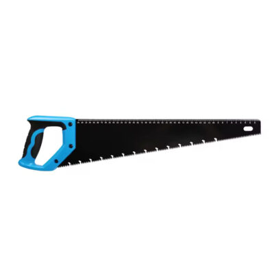 Household woodworking hand saw with ergonomic grip