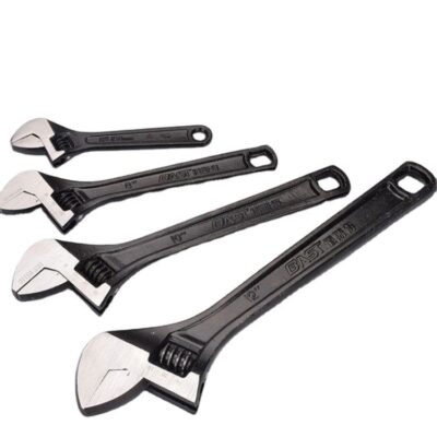 Professional adjustable spanner and wrench for industrial use