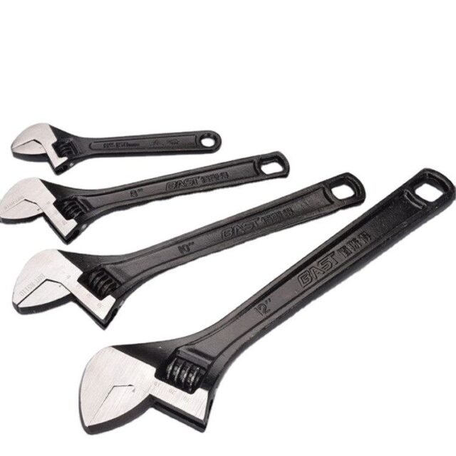 Adjustable spanner and wrench for professional mechanical repair (4) Professional adjustable spanner and wrench for industrial use
