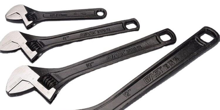 Adjustable spanner and wrench for professional mechanical repair (4) Professional adjustable spanner and wrench for industrial use