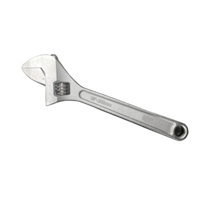 Adjustable spanner and wrench in multiple sizes for industrial and mechanical use