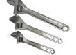 Adjustable spanner and wrench in multiple sizes for industrial and mechanical use