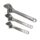 Adjustable spanner and wrench in multiple sizes for industrial and mechanical use