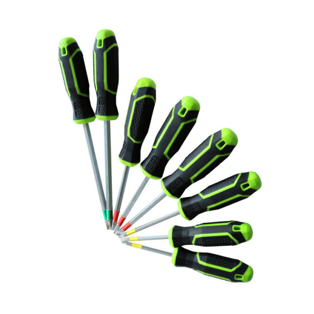 Multi size manual screwdriver set for professional and household applications (1) Multifunctional manual screwdrivers set in multiple sizes for industrial use