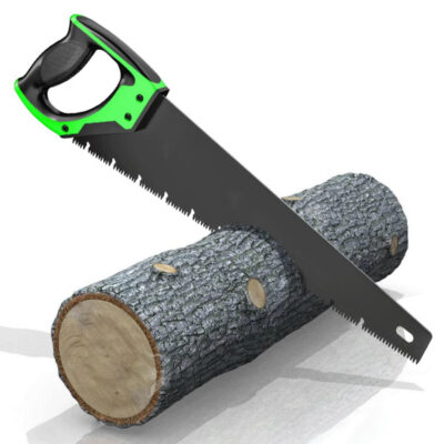 Multifunctional outdoor logging hand saw with ergonomic handle