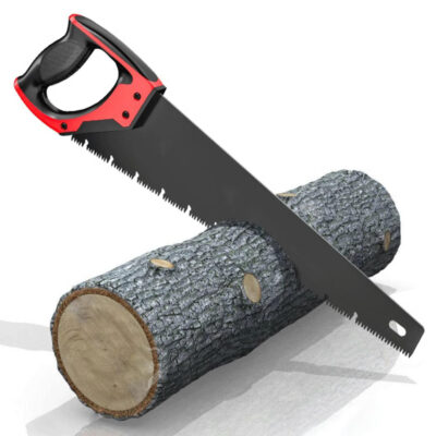 Multifunctional outdoor logging hand saw with ergonomic handle