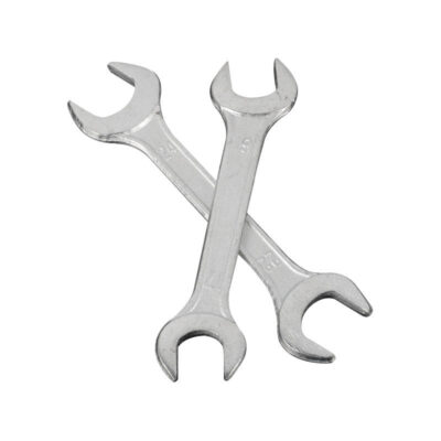 High strength open end portable spanner and wrench for mechanical repair