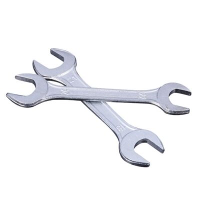High strength open end portable spanner and wrench for mechanical repair