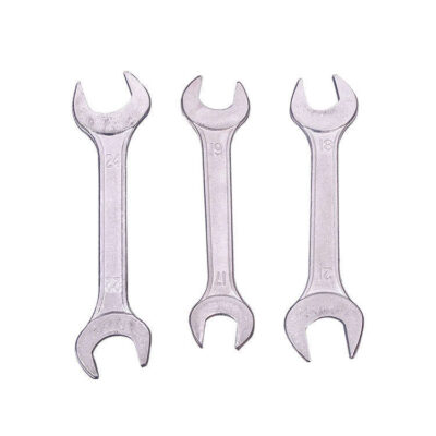 High strength open end portable spanner and wrench for mechanical repair