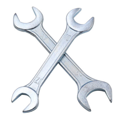 High strength open end portable spanner and wrench for mechanical repair