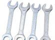 High strength open end portable spanner and wrench for mechanical repair