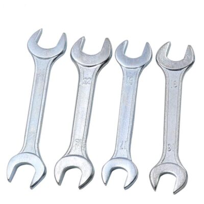 High strength open end portable spanner and wrench for mechanical repair