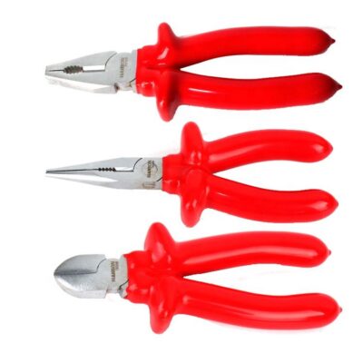 Insulated combination pliers for electrical safety and professional use