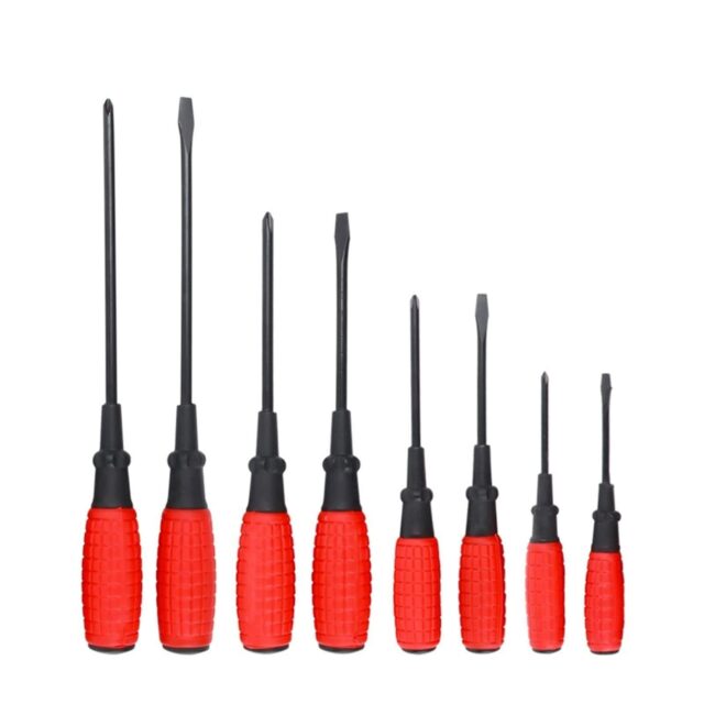 Professional plastic handle screwdrivers for industrial and workshop use (7) Industrial grade plastic handle screwdrivers for professional use