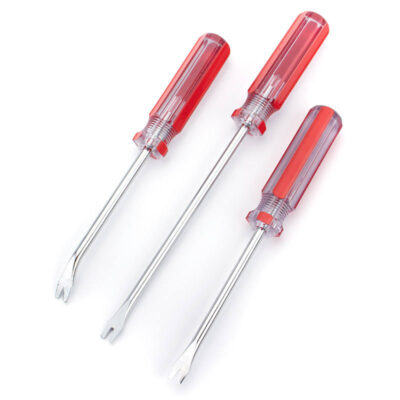 Transparent plastic handle screwdrivers for professional and household use