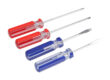 Transparent plastic handle screwdrivers for professional and household use