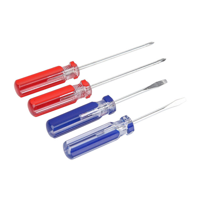 Professional transparent handle screwdrivers for workshop and repair work (5) Transparent plastic handle screwdrivers for professional and household use