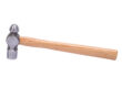 Wood handle hammer for woodworking and carpentry use